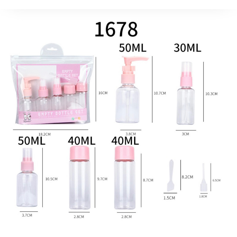 Bộ chiết mỹ phẩm tiện lợi