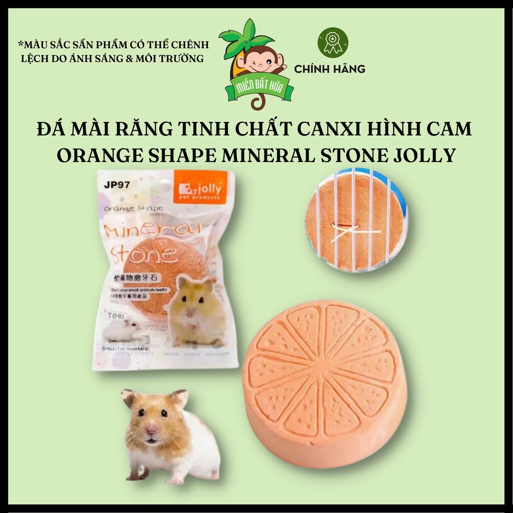 Vật dụng hamster - Đá mài răng tinh chất canxi nhiều hình dạng Jolly dành cho hamster