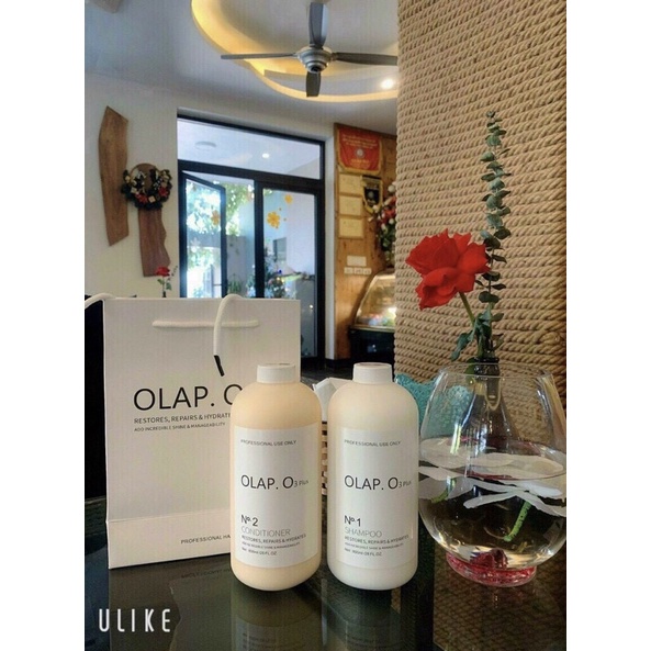 Dầu gội đầu , dầu xả chính hãng dưỡng tóc suôn mượt , siêu phục hồi olap o3 plus