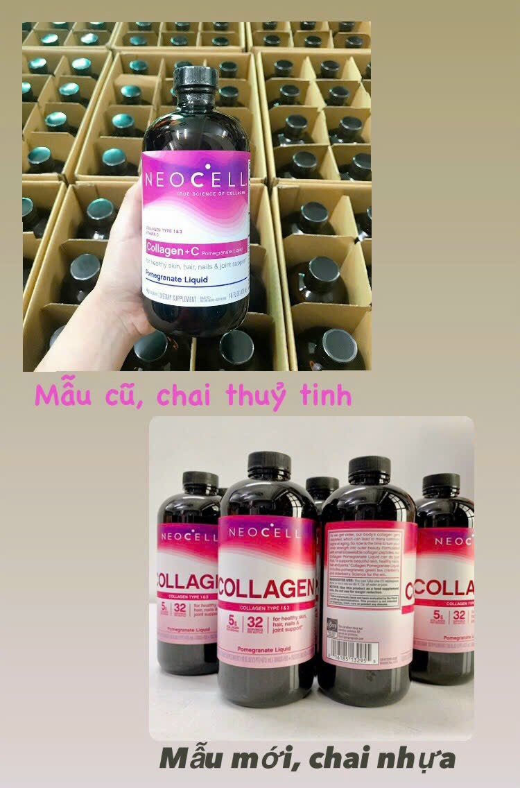 Nước uống bổ sung collagen +C neocell 473ml