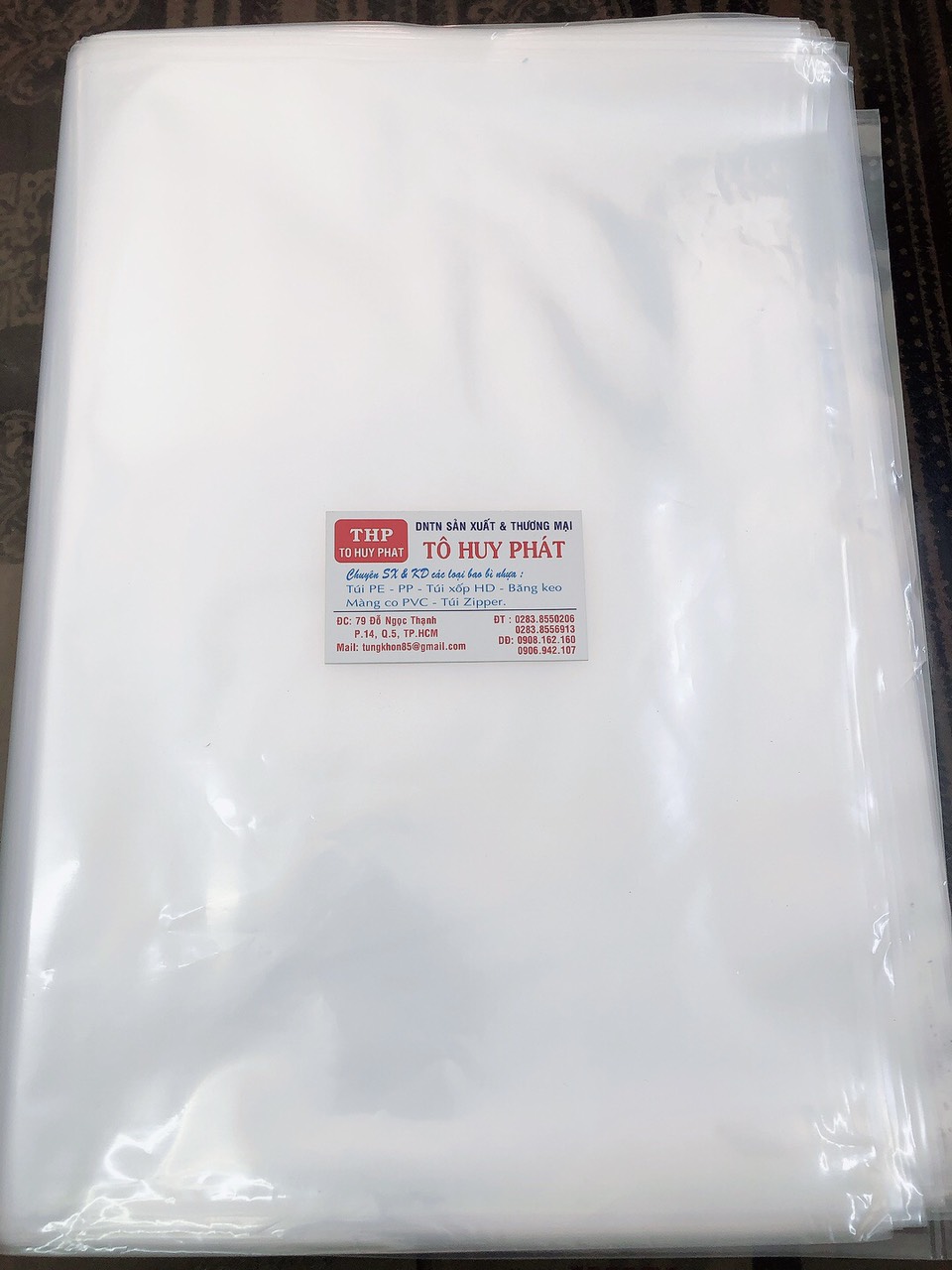 Túi pe - túi nilon từ size 30 đến size 60