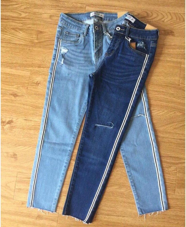 Quần jean nữ 9 tấc có viền