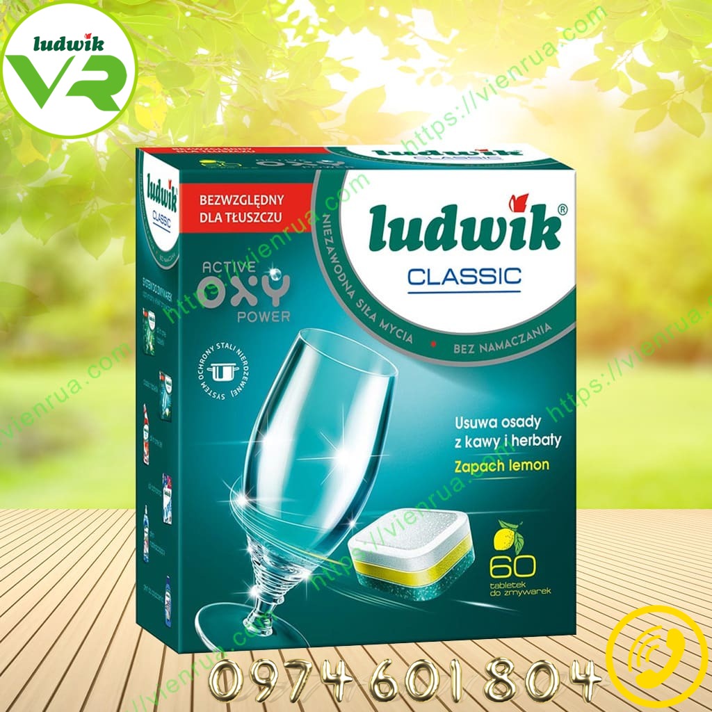 Viên rửa bát Ludwik Classic – Hộp 60 viên
