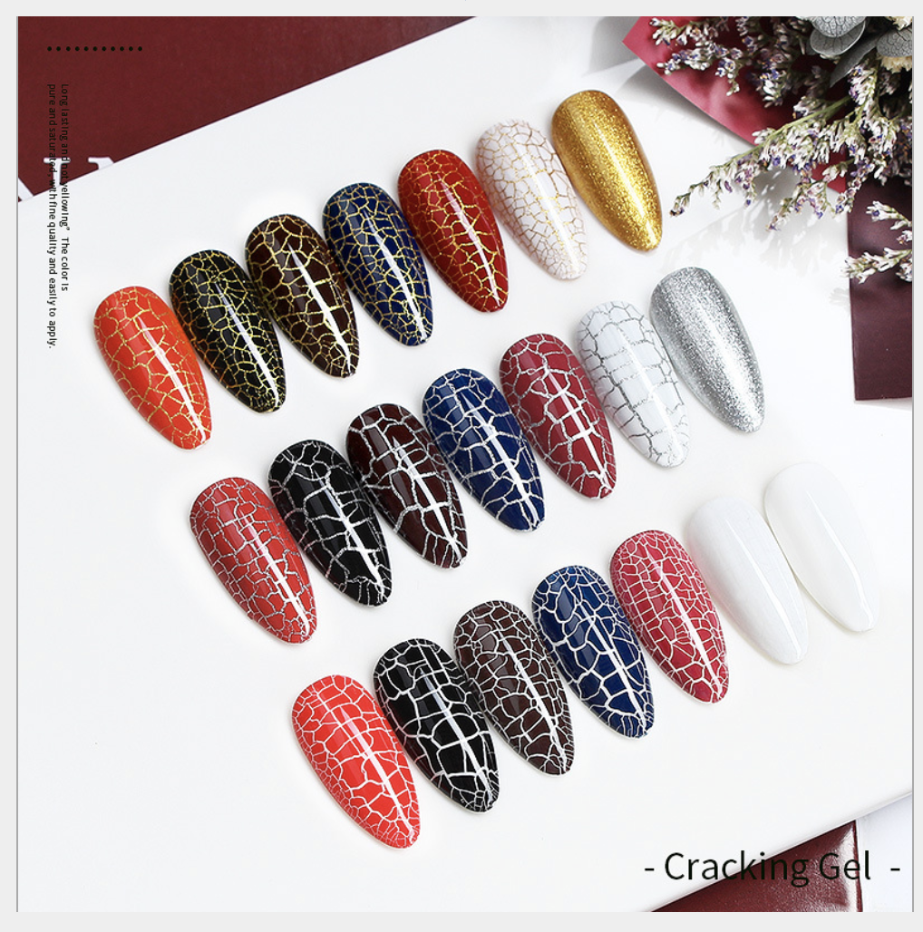 Sơn Gel Nứt AS Mã CR 15ml Siêu Đẹp ( Trượt Ngang Ảnh Nền Xem Cách Làm )