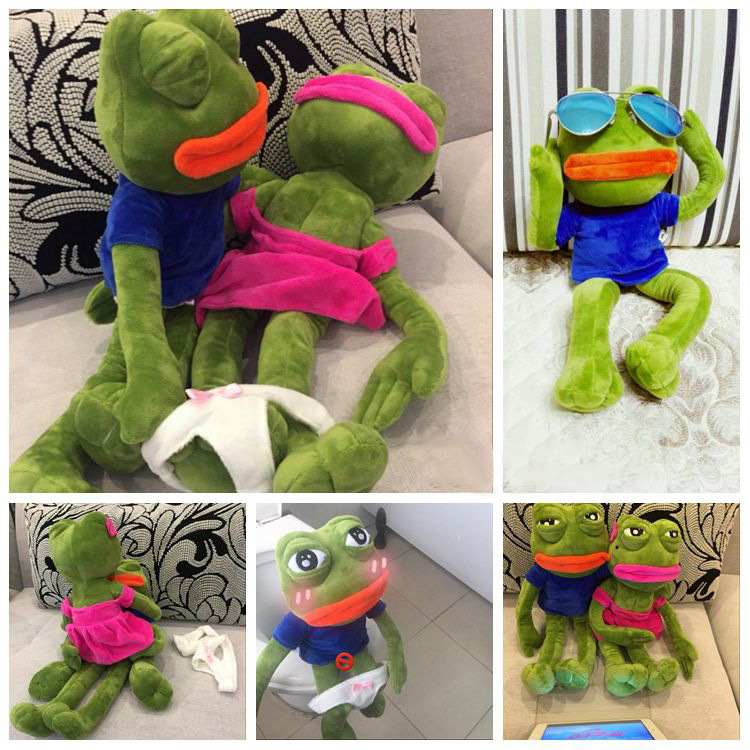 Búp Bê Sang Trọng Ếch Buồn sad frog Xung Quanh Búp Bê Ếch Buồn Có Thể Tạo Hình Ếch Buồn hot