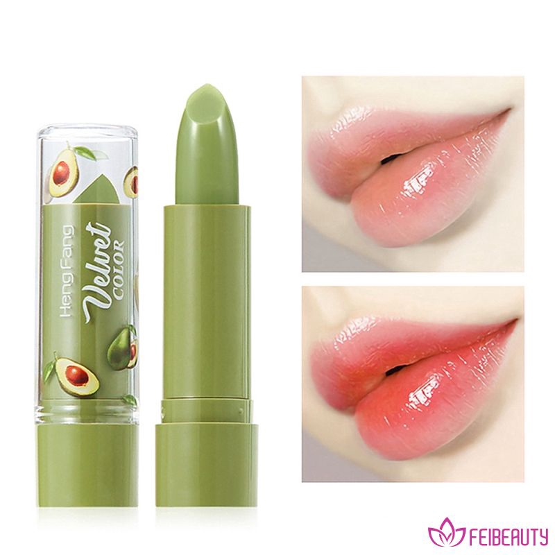 Son Dưỡng Môi Hengfang Avocado Chiết Xuất Bơ Tươi Dưỡng Ẩm Và Làm Mềm Môi