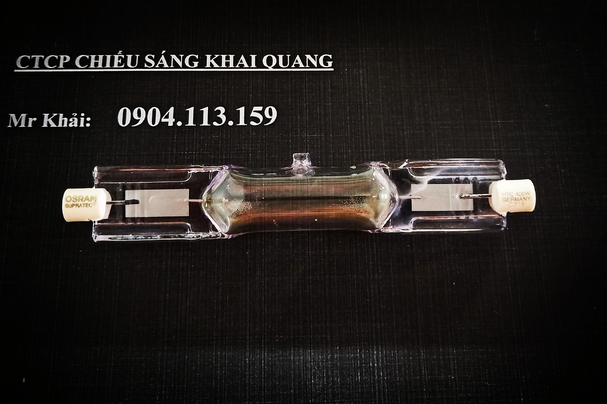 (SALE) Bóng UV 400W sấy sáp Resin hãng OSRAM Supratec HTC 400-241