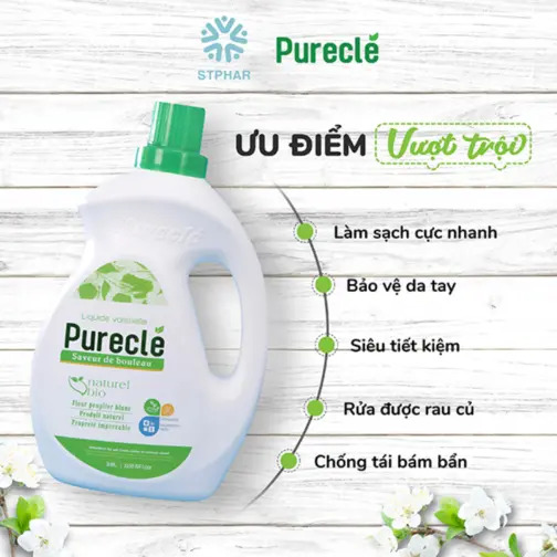 {FREESHIP} NƯỚC RỬA CHÉN ORGANIC PURECLE 1.38 lít và 3.8 lít