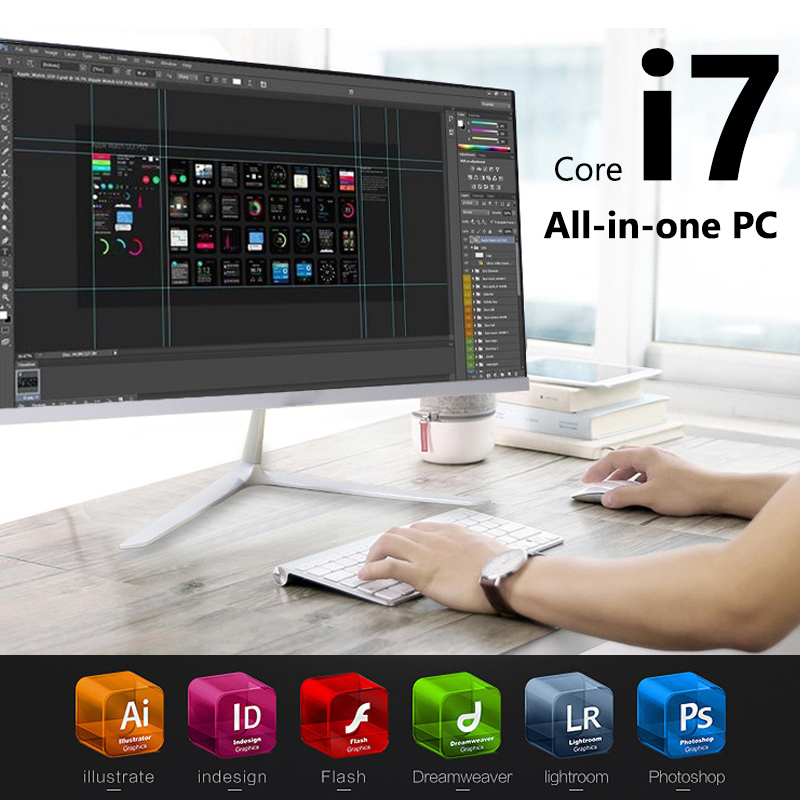 Máy Tính All in One 2023 Brand New 23.8 Inch All in One PC Core I7