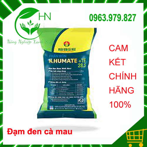 Đạm đen cà mau 1kg - phân bón đạm đen n.humate+te 28.5