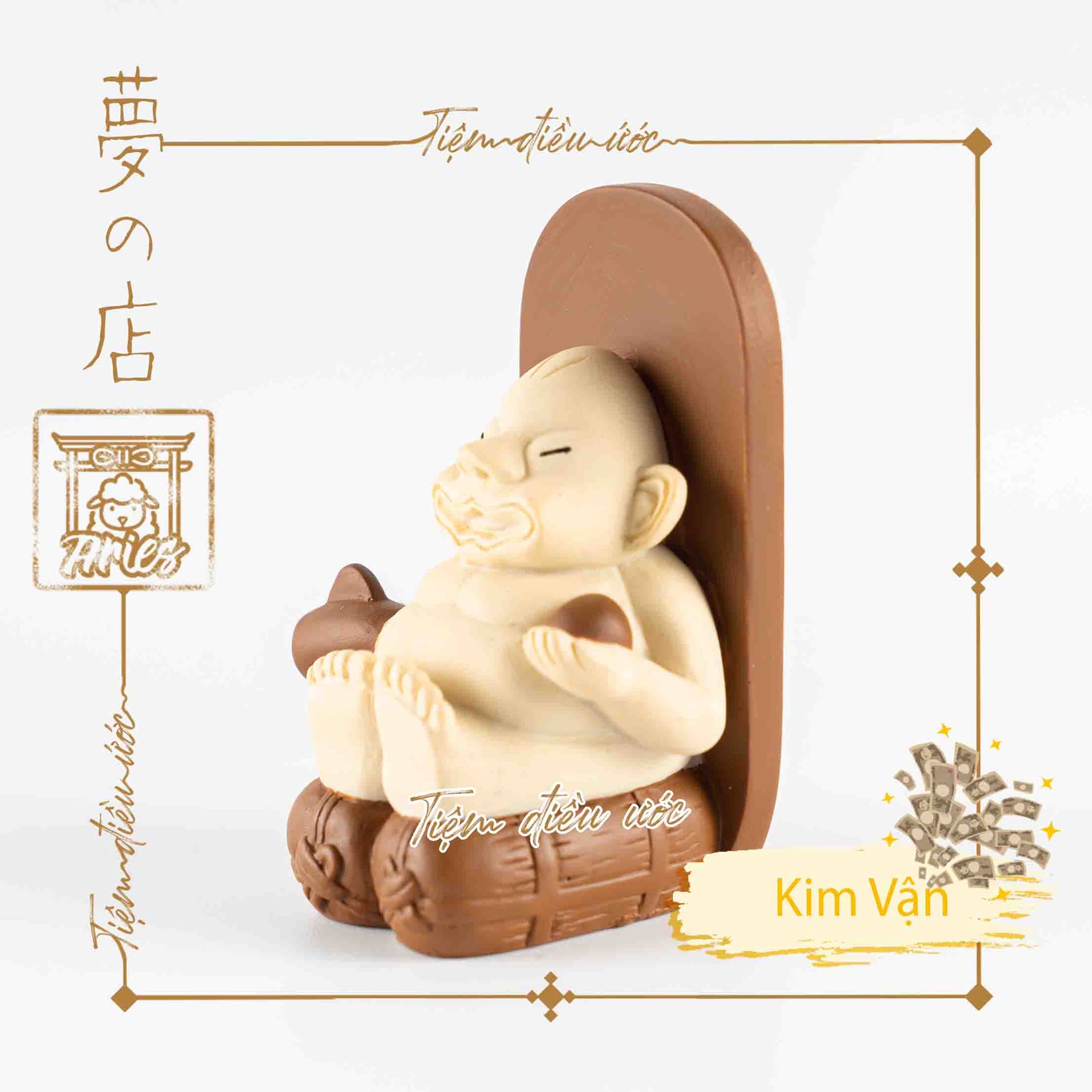 Hàng Nhật Omamori Kim Vận- Tượng Thần Billiken cầu t.iề.n tài phú quý - Từ Đền tại Kobe, Nhật Bản - Hàng thật - Quà tặng ý nghĩa