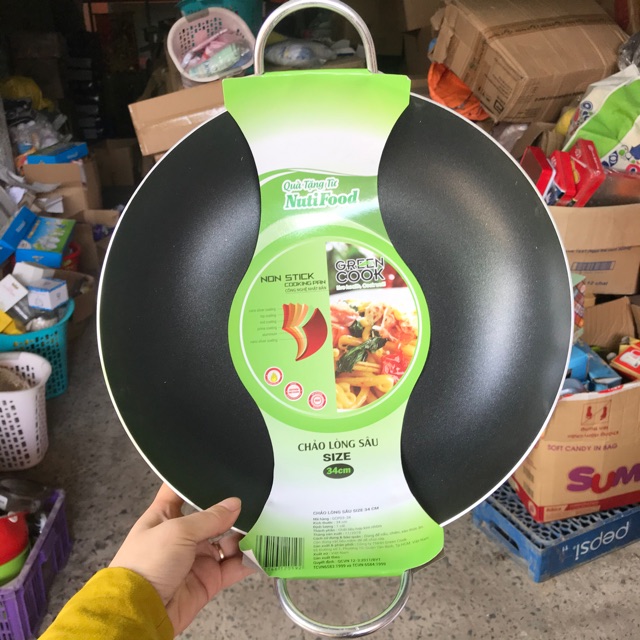 [HCM]Chảo chống dính 34cm - Quà tặng Nutifood