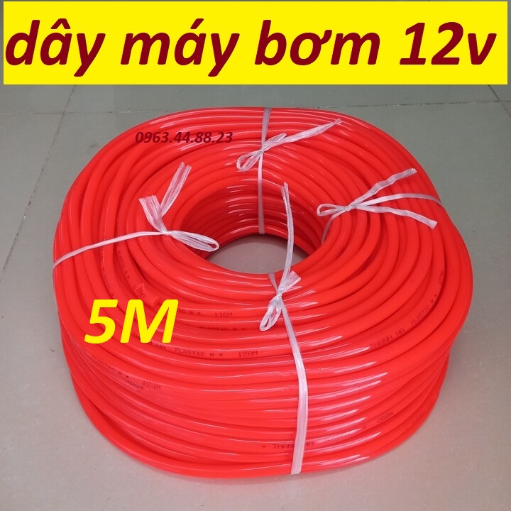 Dây rửa xe cho máy bơm mini - day bom 12v