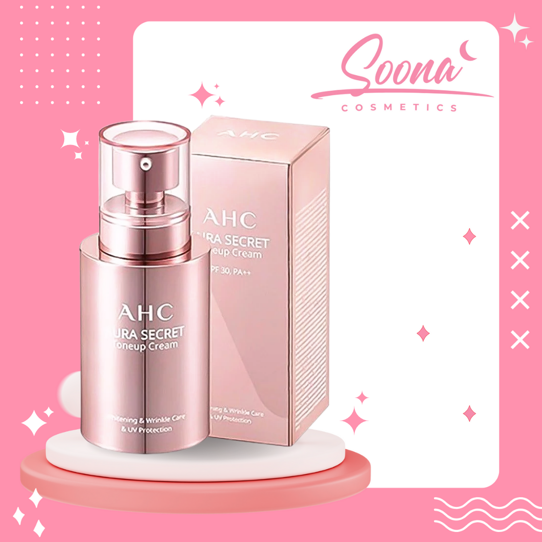 Kem dưỡng trắng hồng nâng tông da AHC Aura Secret Tone Up Cream