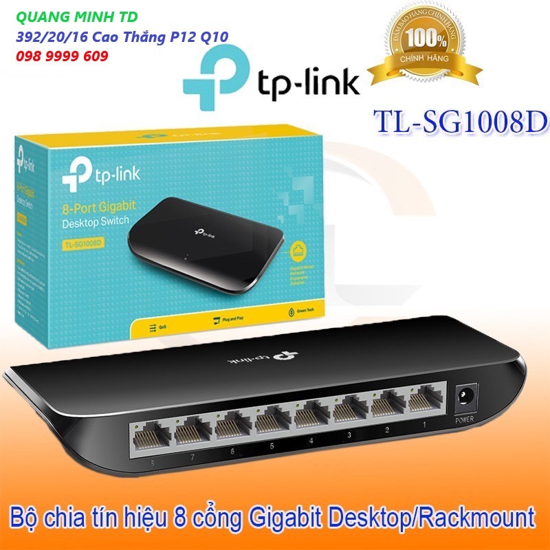 Bộ chia mạng switch 5, 8 cổng 10/100/1000 tplink sf1005d, sg1005d