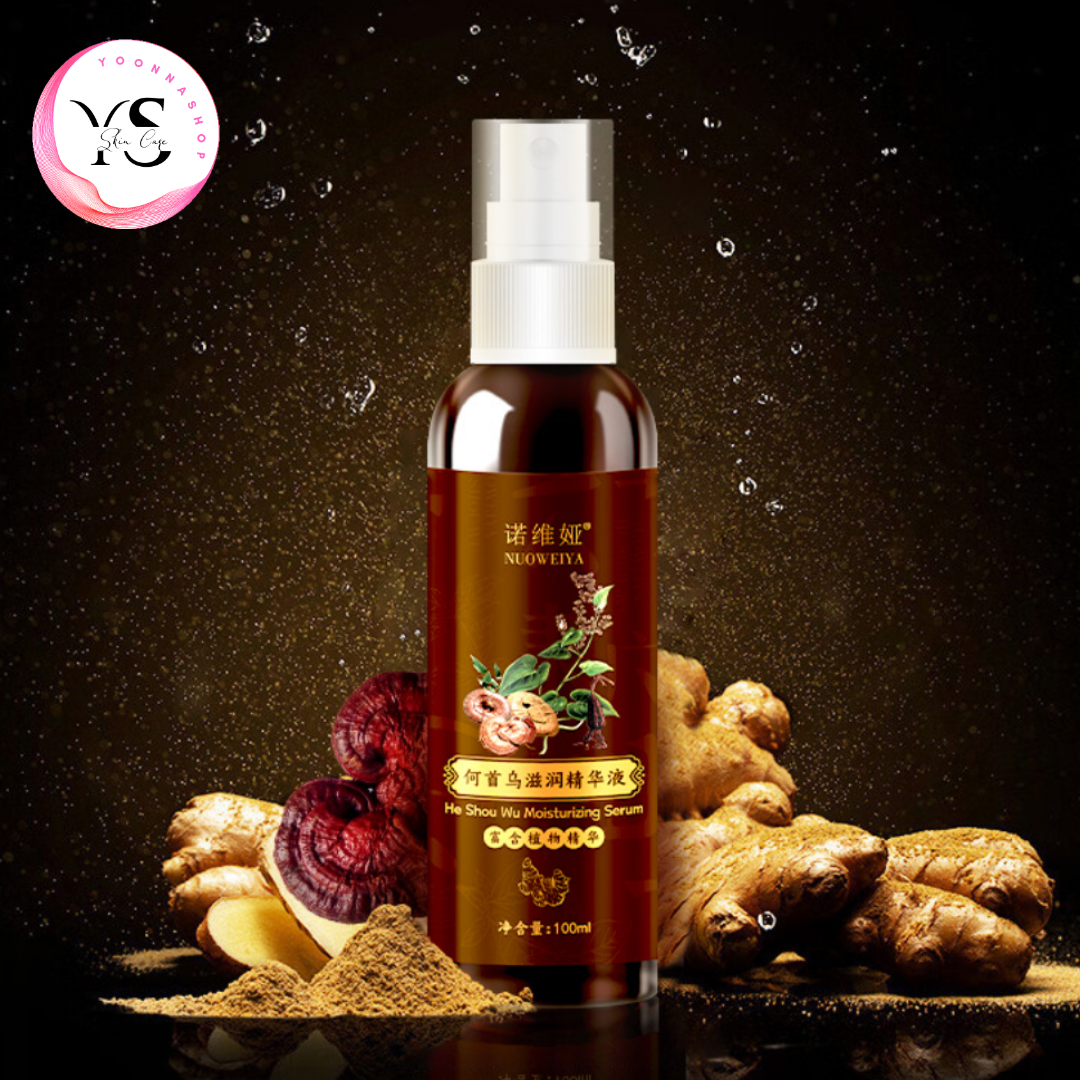 Xịt Tóc Tinh Dầu Gừng NUOWEIYA 100ml - HỖ TRỢ MỌC TÓC VÀ LÀM DÀI, MƯỢT TÓC A10