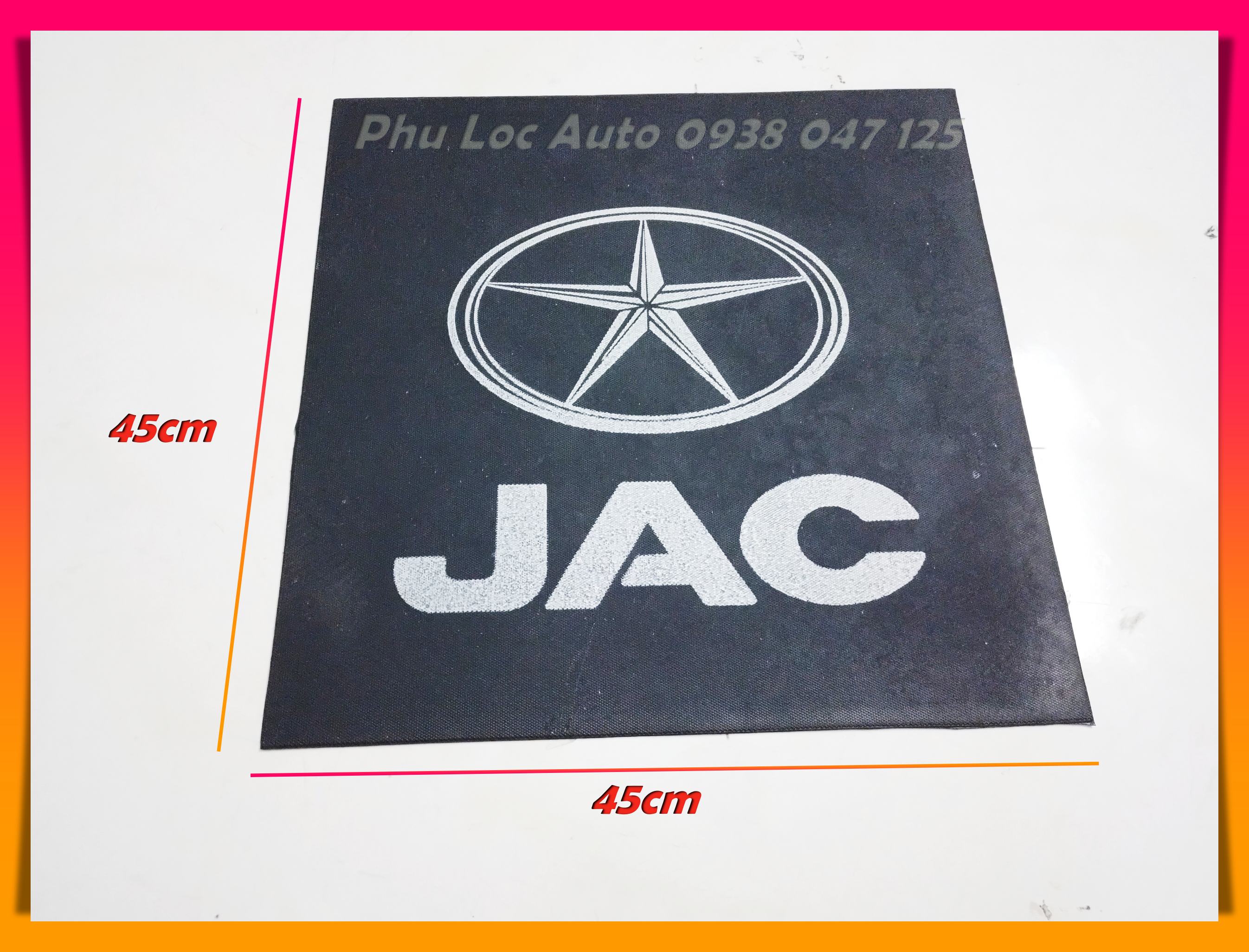 Tấm cao su chắn bùn bánh xe tải jac 1t5 2t 3t 5t kích thước 45cm