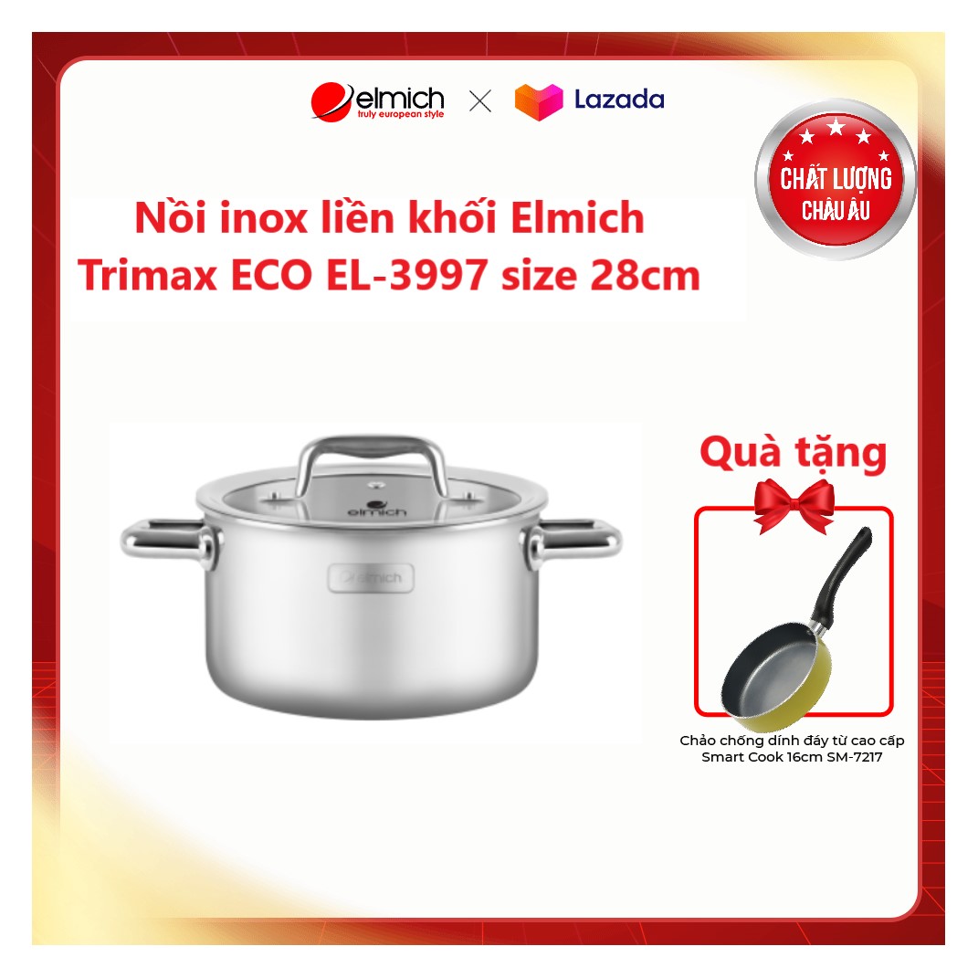 Nồi inox liền khối elmich trimax eco el-399x