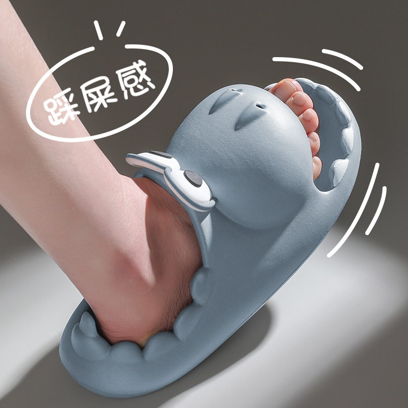 Dép cá sấu há miệng người lớn - dép khủng long mắt to quai ngang hà mã hottrend - lagado