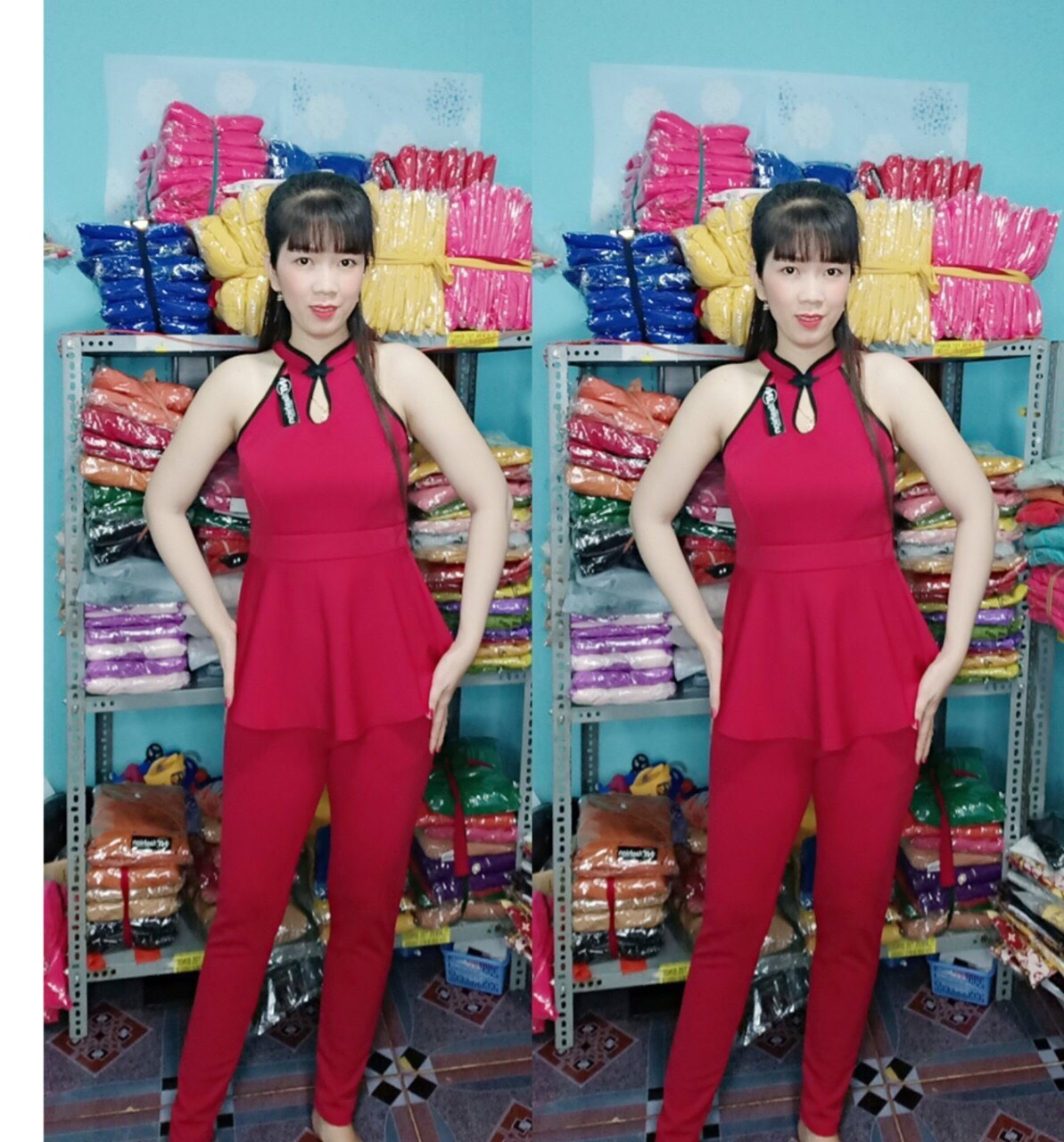 Đồ bộ cát hàn pha cotton loại 1 mã a380