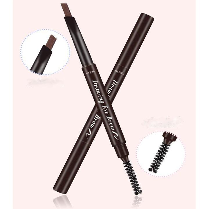 Bút Kẻ Mày Hàn Quốc 2 In 1 Không Thấm Nước