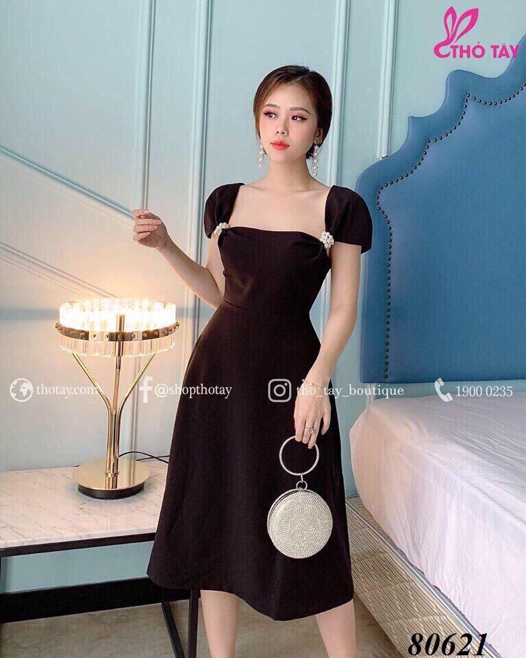 Đầm body dự tiệc tay lỡ - phối bèo - sang trọng - lịch thiệp cho quý cô