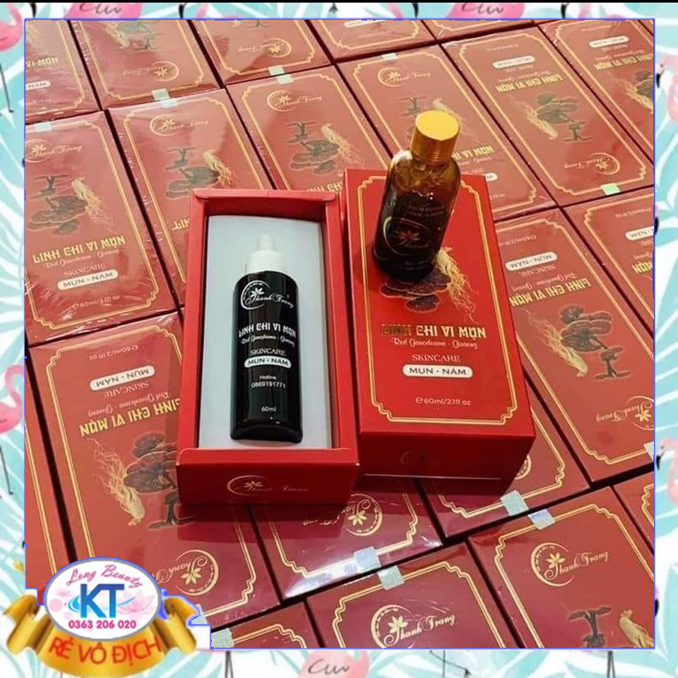 Mẫu mới Linh chi vi Mụn Thanh Trang 60ml - Serum mụn,thâm,nám