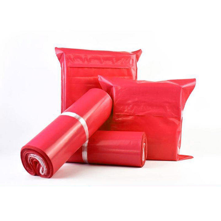 Túi nilong gói hàng niêm phong dán miệng chắc chắn băng keo dính miệng túi siêu chắc không thấm nước nhiều size màu 100 túi