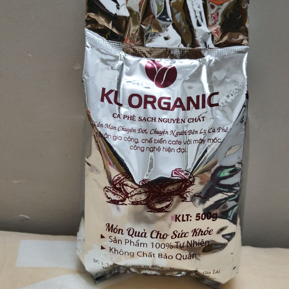 Cafe hạt rang nguyên chất gia lai 500g đận đà hương vị cuộc sống