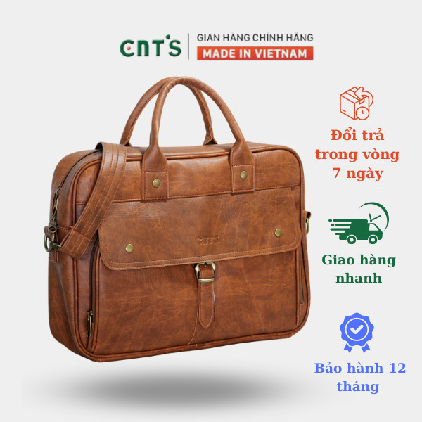 Cặp xách da công sở cnt hq11 đẳng cấp