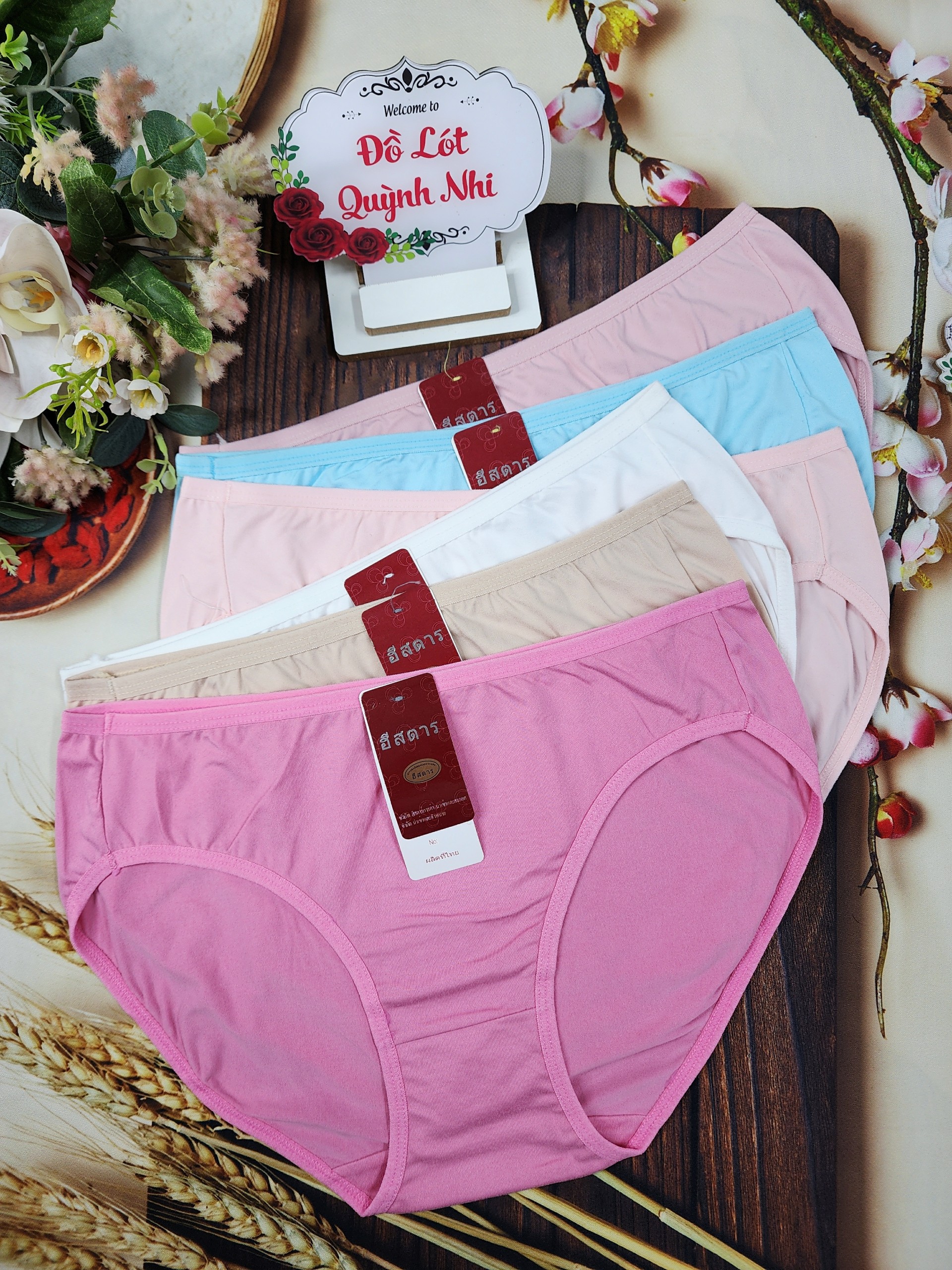 Combo 5 Và10 Quần Lót Nữ Cotton Thái Lưng Cao Mền Mịn Thoáng Mát Co Giãn Tốt BigSize : 65 -80 Kg [3014]- Đồ Lót Quỳnh Nhi