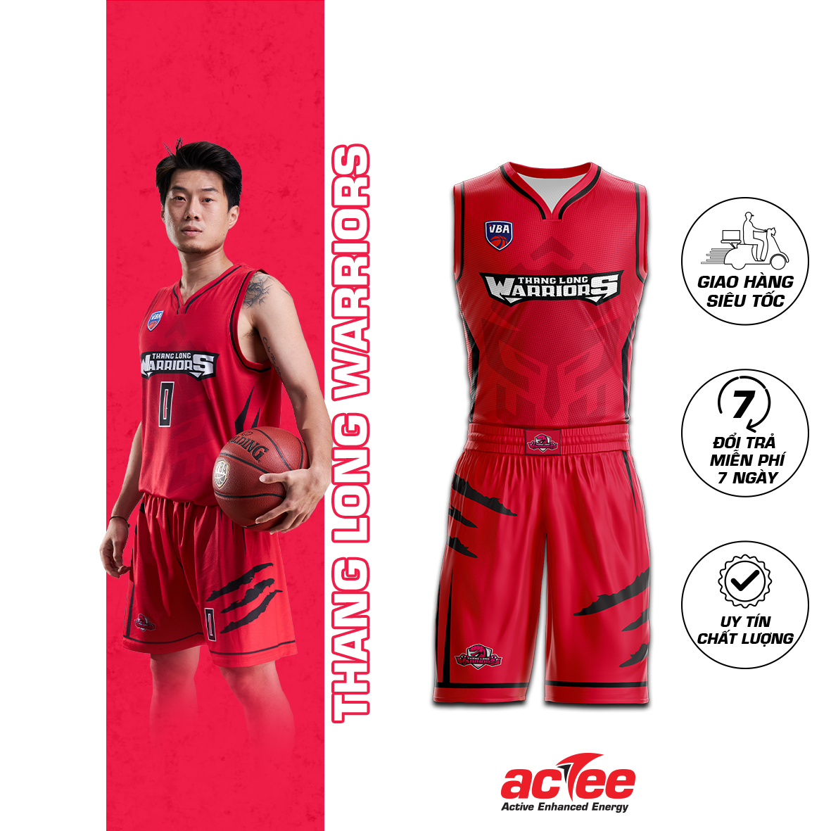 Đồ bóng rổ thang long warriors vba 2021