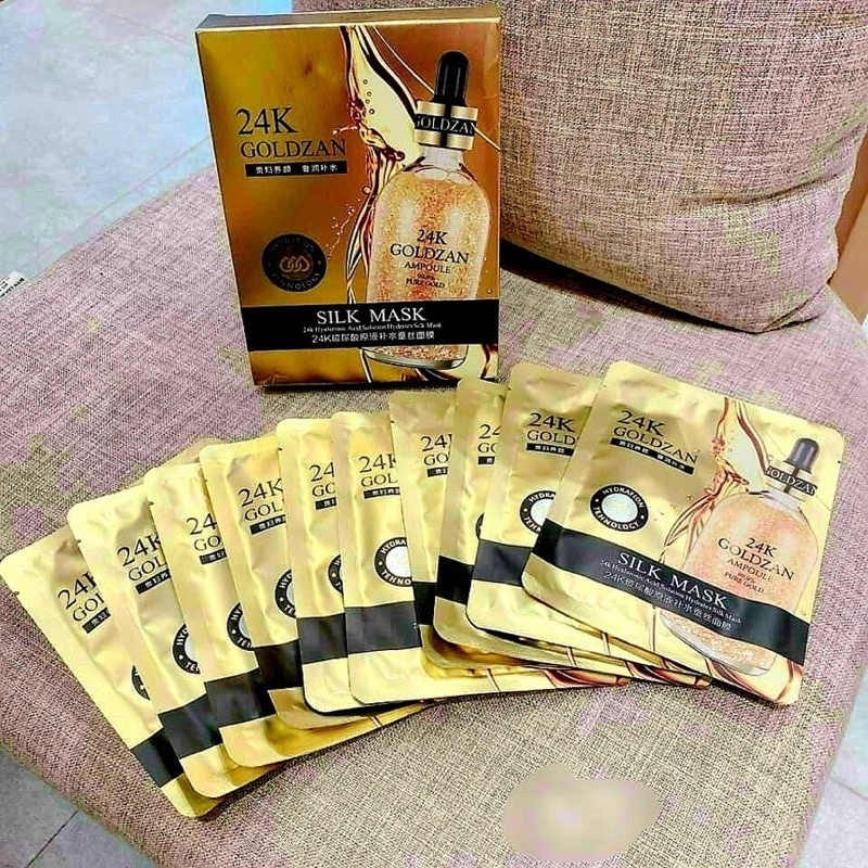 Mặt nạ lụa 24k Goldzan cao cấp Có hàng