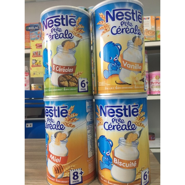 Bột lắc sữa nestle pháp 400g - vani