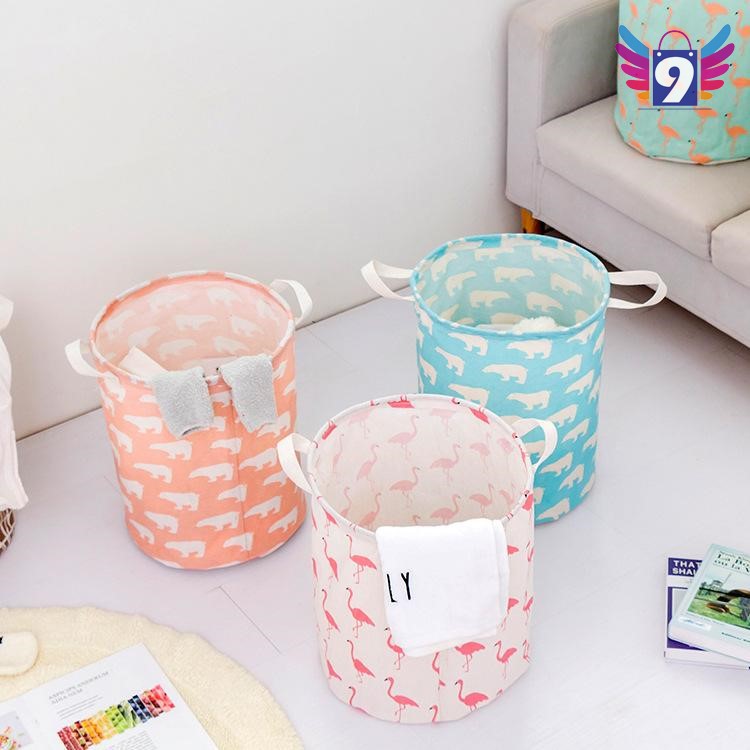 [3-5/8 Hoàn Tiền 25%] - [HCM][Mới] Giỏ túi vải đựng đồ giặt hàng ngày 9STORE không thấm nước có thể gấp gọn