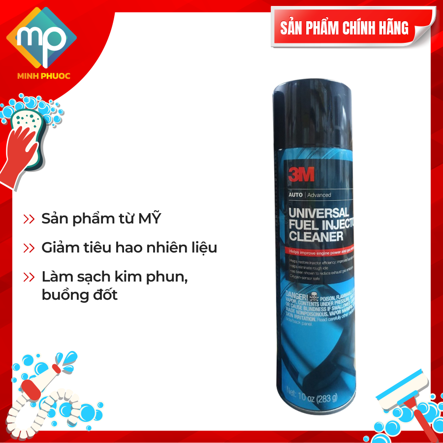Dung dịch tẩy rửa dầu nhớt động cơ, vệ sinh khoang máy 3M PN08899 - Nhập khẩu từ Mỹ