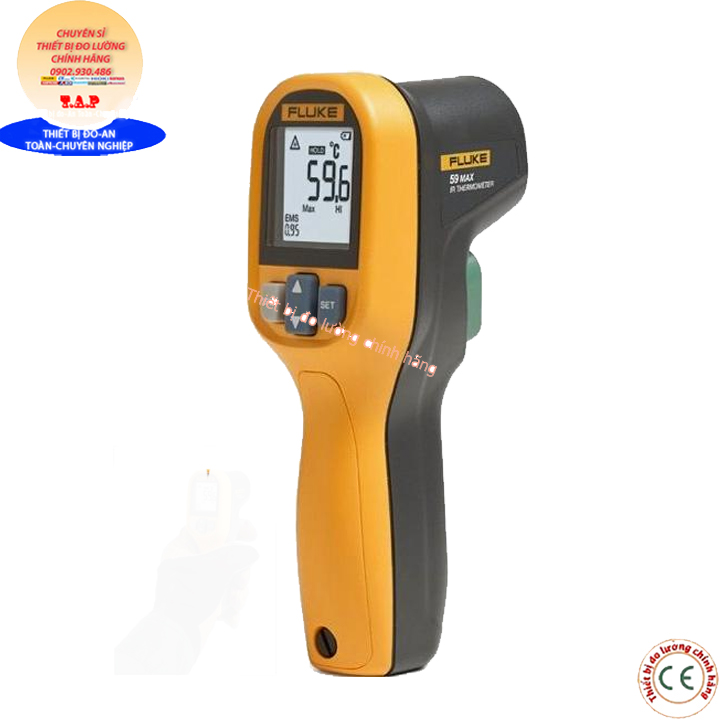 Fluke 59max súng đo nhiệt độ hồng ngoại -30~350 độ c