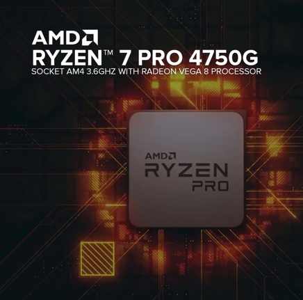 Cpu amd ryzen 7 4700g socket am4 apu 8 core 16 threads