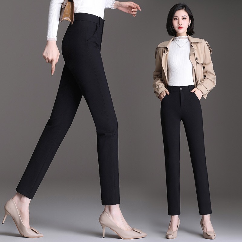 Quần tây nữ, quần đen nữ, quần tây công sở co giãn cao cấp