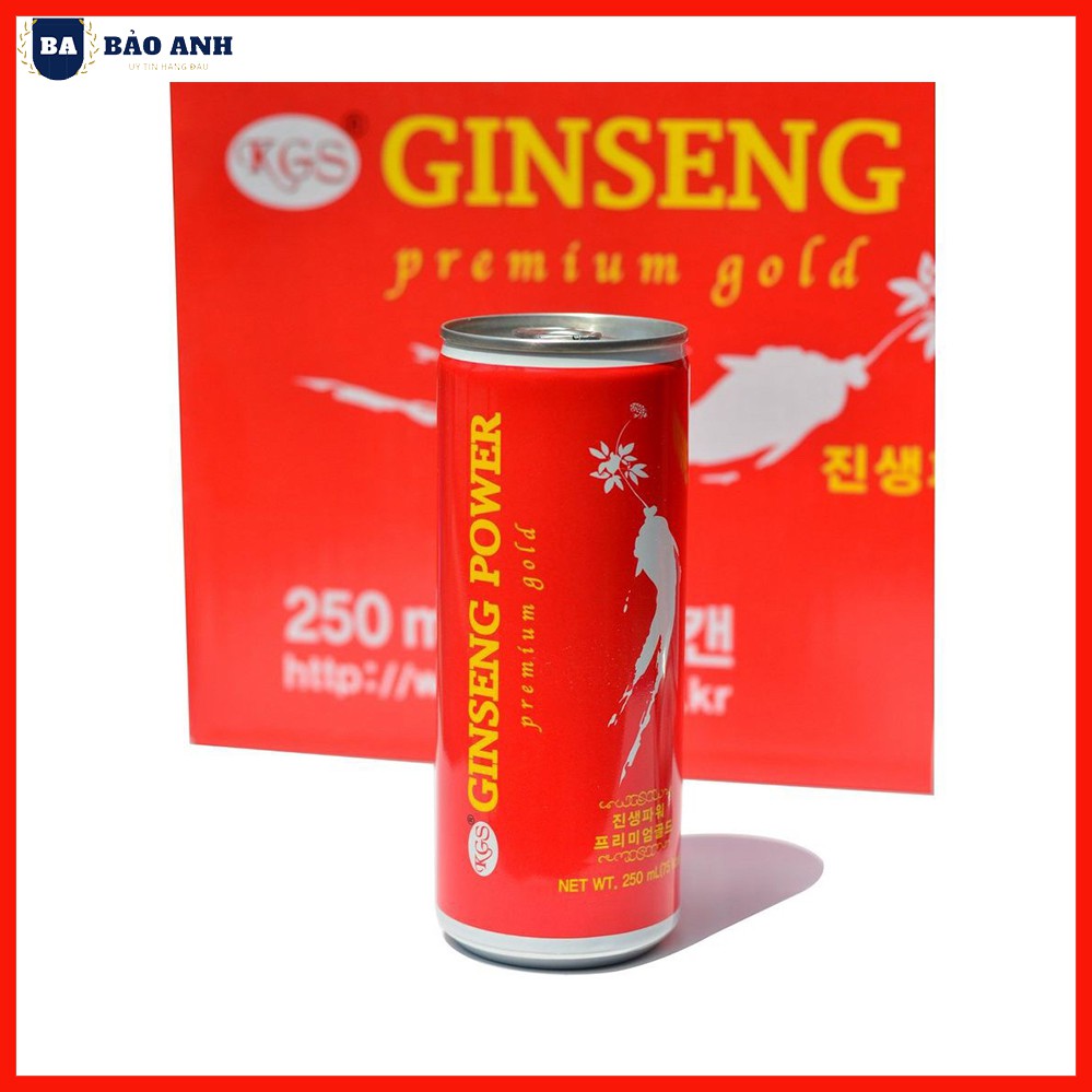 Nước uống tăng lực hồng sâm ginseng power premium gold kgs hàn quốc - bảo anh