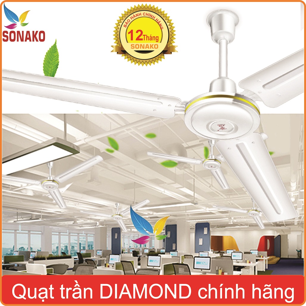 Quạt trần 3 cánh diamond fc-7056 - sonako