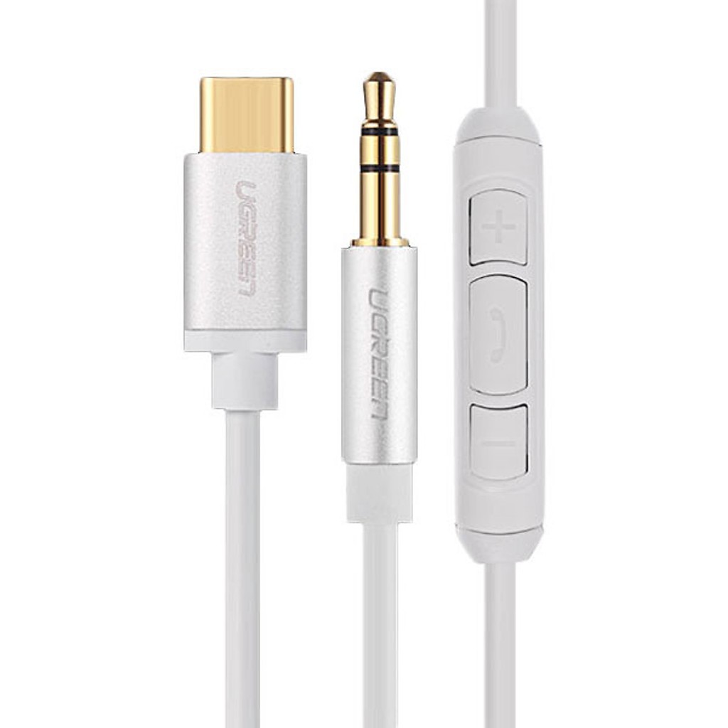 Cáp chuyển đổi ugreen usb type-c sang 3.5mm 30633 dài 1m - hàng hãng bảo hành 18 tháng.