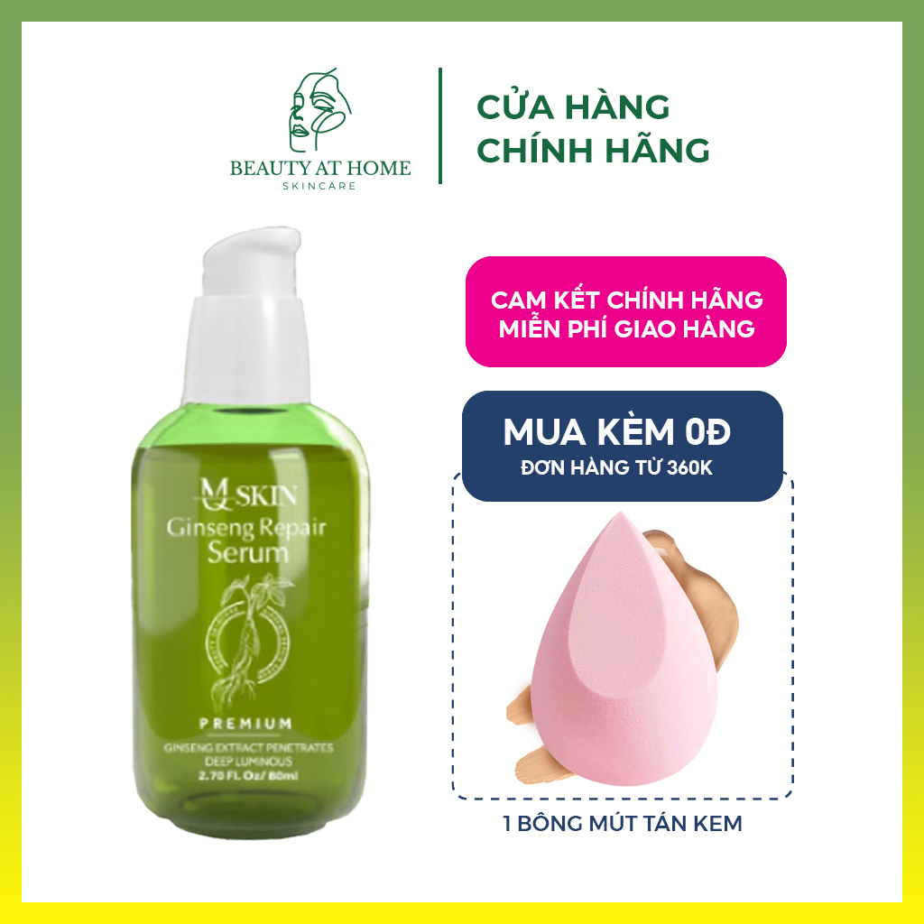 Serum thay da nhân sâm mq skin cao cấp không sưng phục hồi da hư tổn dưỡng chất thấm gấp 5 lần - Beauty at home