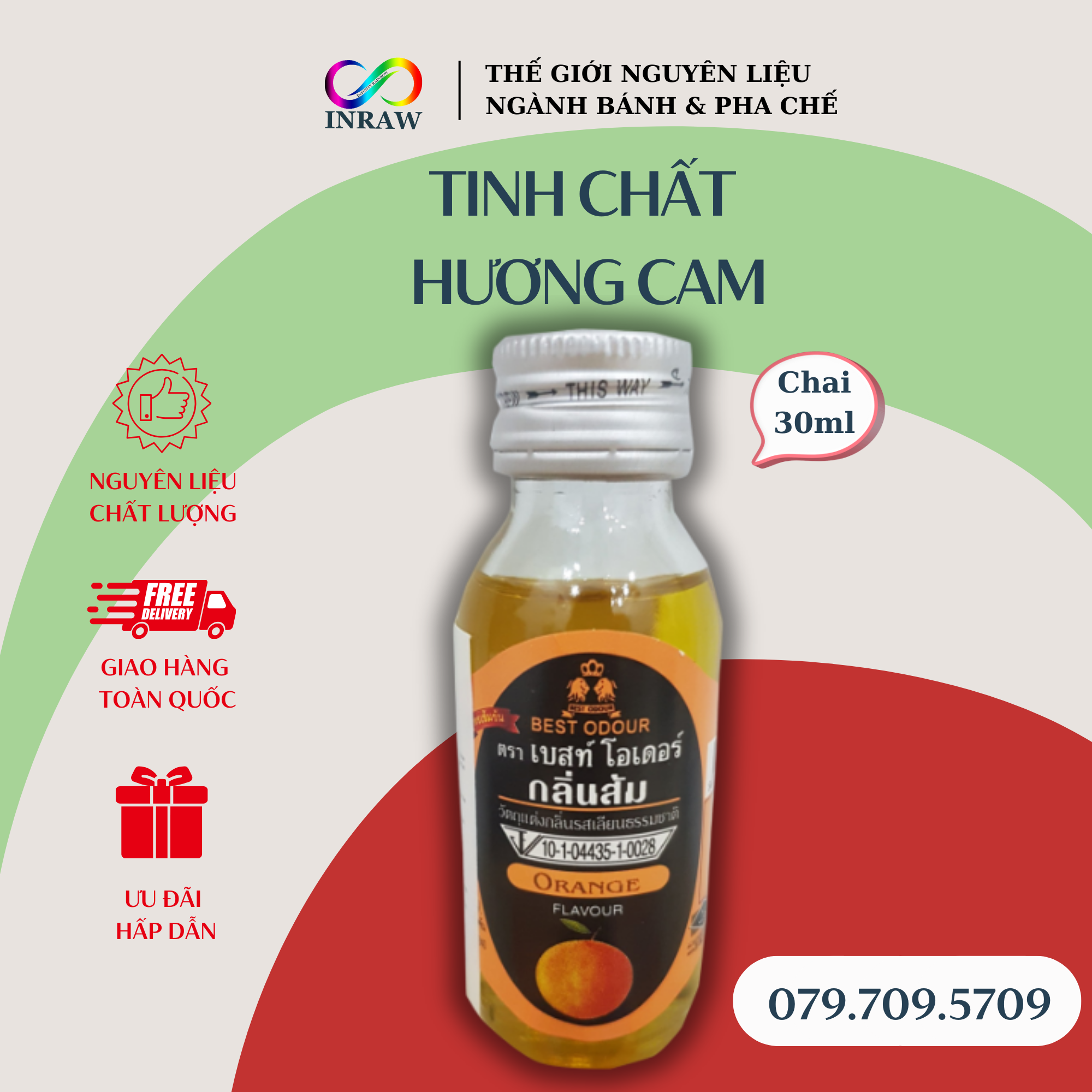 Hương cam best odour thái lan 30ml