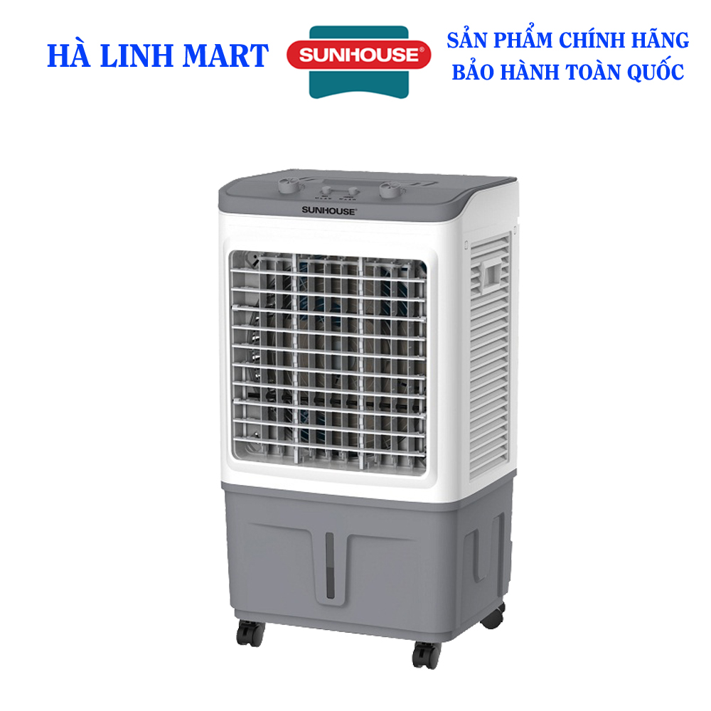 Máy làm mát không khí sunhouse shd7734 - quạt điều hòa công suất 150w, lưu lượng gió 4000m3/h