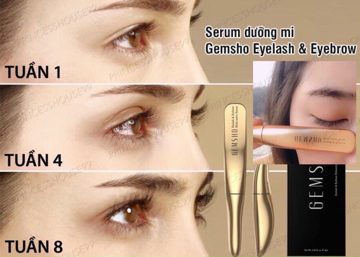 [HCM][HÀNG CHÍNH HÃNG] GEL SIÊU DƯỠNG MỌC VÀ DÀI MI GEMSHO