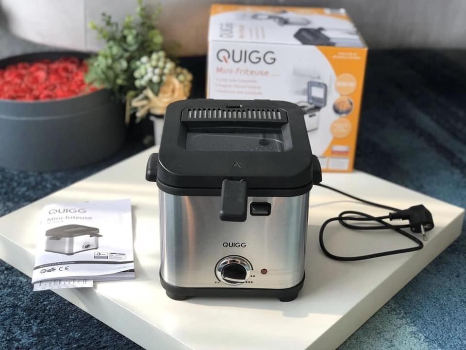 [ Giá sốc ]Nồi chiên ngập dầu Kaisa Villa, Nồi chiên ngập dầu mini, nồi chiên điện - Bảo Hành 12 Tháng - Minh Khang Store