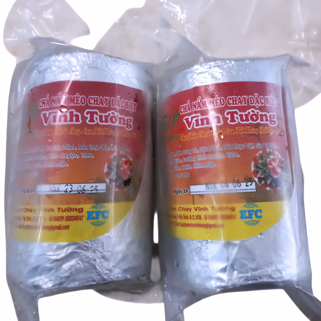 Chả nấm mèo Vĩnh Tường 1kg (HÀNG LẠNH) - Thực phẩm chay Thiện Tâm