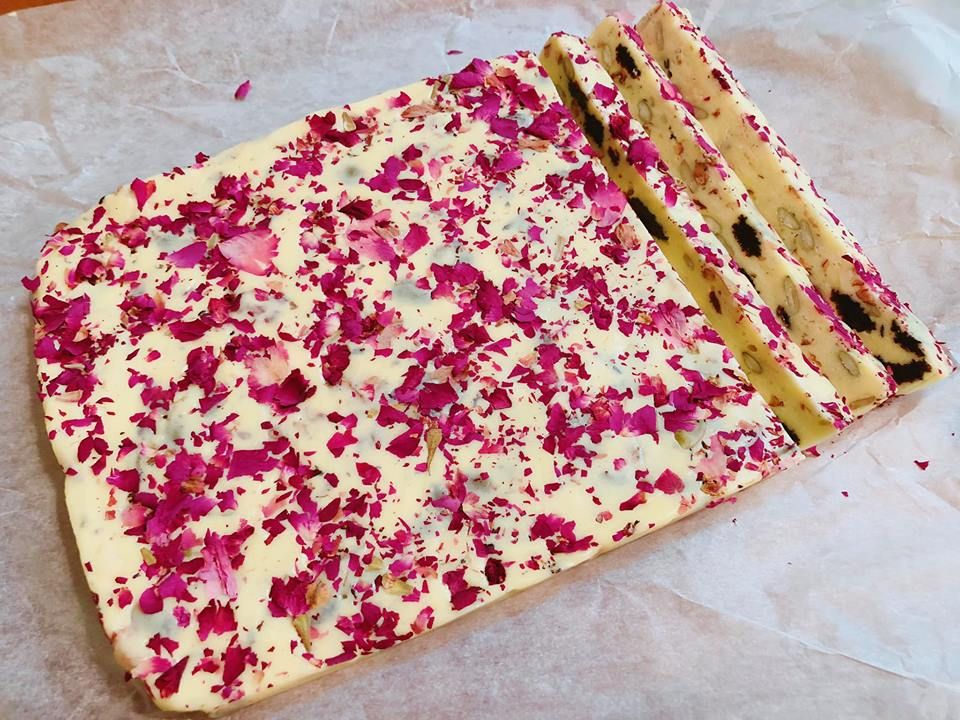 Set nguyên liệu làm kẹo nougat 12 món + tặng 50 tờ giấy gói kẹo và giấy gạo (làm được 1kg kẹo)