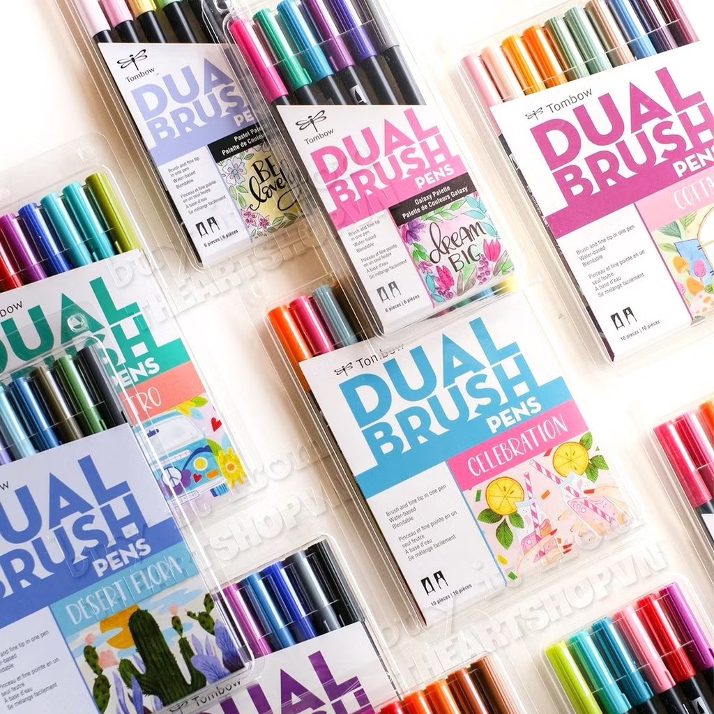 [THEARTSHOP] Bút marker 2 đầu TOMBOW Set 6 cây/10 cây - TOWBOW ABT Dual Brush Pens